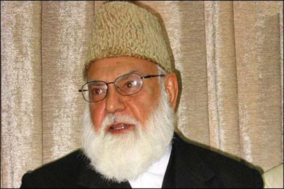 لاہور : قاضی حسین احمد کی, نمازجنازہ میں شرکت کیلئے قافلے روانہ
