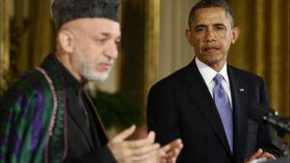 barack obama & hamid karzai