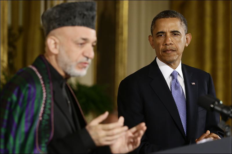 barack obama & hamid karzai