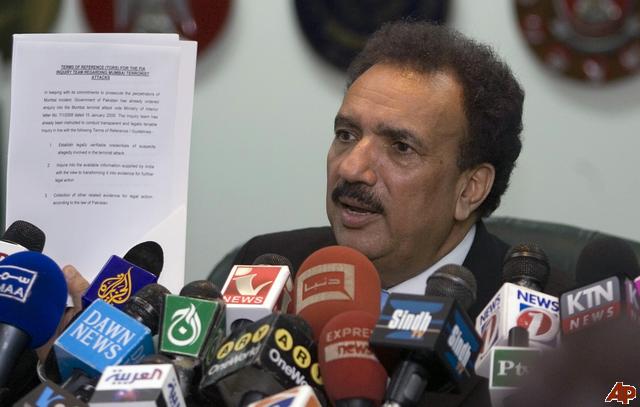 ہزارہ کمیونٹی کی علاقی کو ریڈزون قراردینا ہو گا،رحمان ملک