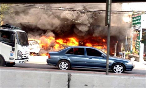 تھائی لینڈ : کار بم دھماکے میں 5 فوجی ہلاک ہوگئے