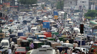 Traffic jams Lahore