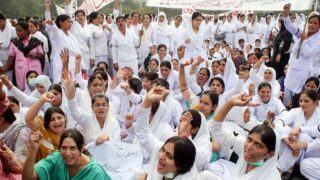 Quetta Nurses Protest