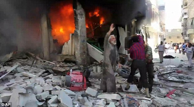 شام میں فضائی حملہ،نوبچوں سمیت15افراد جاں بحق ہوگئے