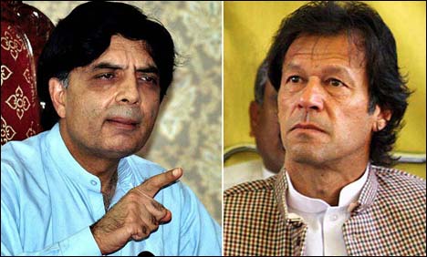 Imran Khan Chaudhry Nisar