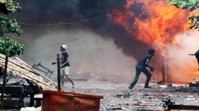 میانمار : مسلمانوں کے اسکول میں آتشزدگی،بچوں سمیت 13 افرادہلاک