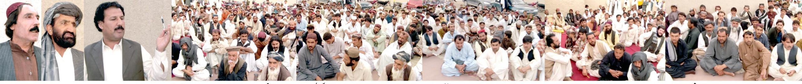 پشین آزاد اُمیدوار پی پی 10 حیات اللہ خان ترین حاجی عبدالباقی ترین اور ملک علاوالدین ترین کلی ڈب خانزئی میں جلسے سے خطاب کر رہے ہیں