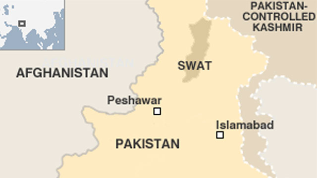 سوات میں مسافر وین کھائی میں جا گری، 18 مسافر زخمی