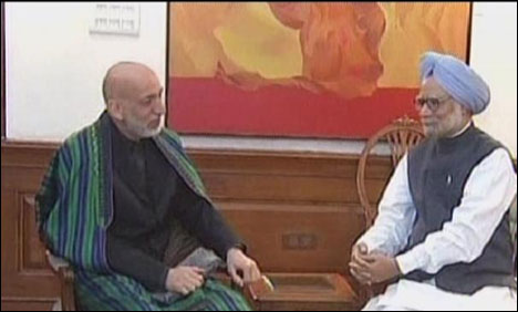 Afghan President Indian PM