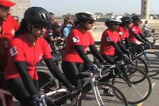 ویمن سائیکلنگ چیمپئن شپ آرمی کی جیت کے ساتھ ختم