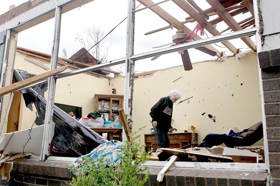 طوفانی بگولوں نے نیو میکسیکو میں تباہی مچا دی