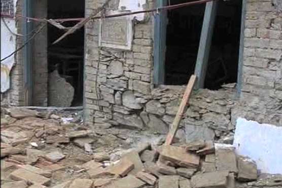 نصیر آباد : پرائمری اسکول دھماکا خیز مواد سے تباہ