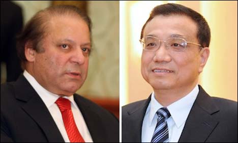 Nawaz Sharif China PM