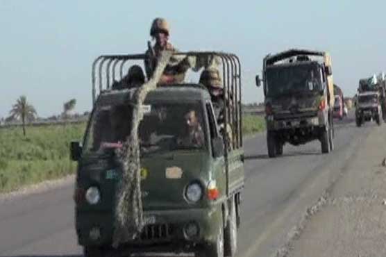 جعفر آباد اور نصیرآباد میں پاک فوج کے خصوصی دستے پہنچ گئے