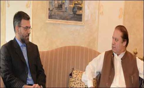 میاں محمد نواز شریف کی ایران کے سفیر علی رضا سے ملاقات