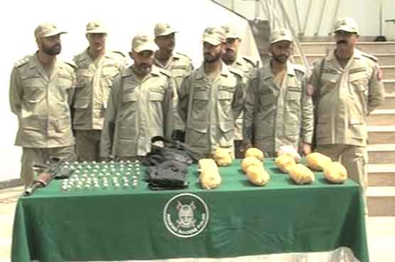 واہگہ بارڈر، رینجرز کی کارروائی دو سمگلر ہلاک،گیارہ کلو ہیروئن برآمد