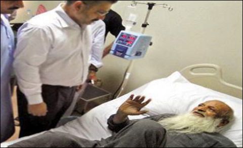 ایدھی گزشتہ کئی روز سے ایس آئی یو ٹی میں زیر علاج