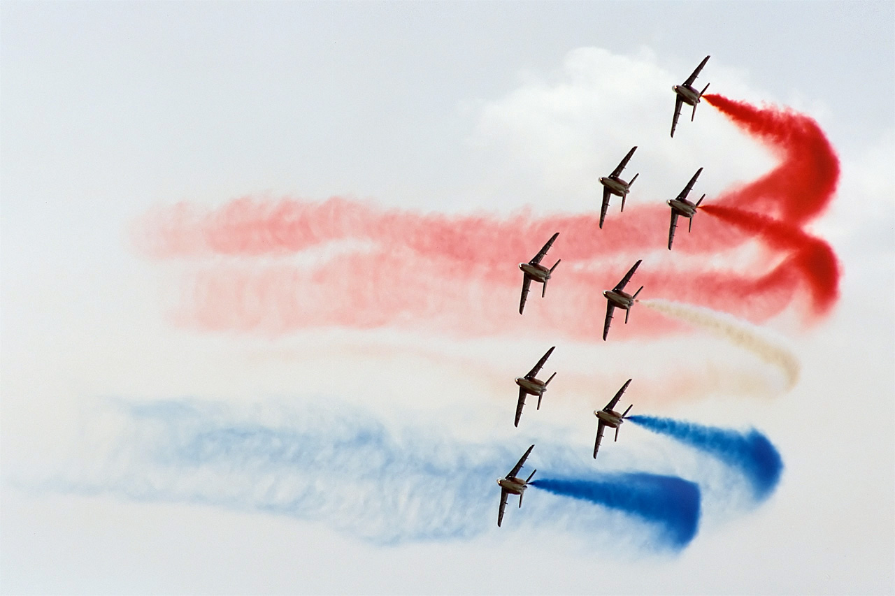 چیک ریپبلک ائیر شو فرانس کے پائلٹوں نے جیت لیا