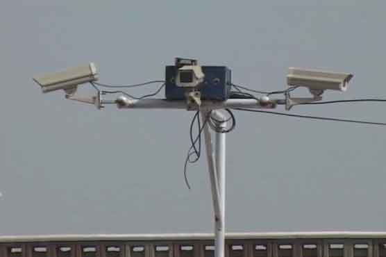 سکھر میں سی سی ٹی وی کیمروں کی تنصیب کا کام جاری