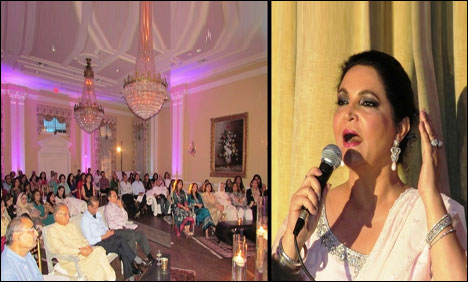 ڈیلس: ڈاکٹر ارجمند ہاشمی کا عشائیہ، طاہرہ سید نے آواز کا جادو جگایا