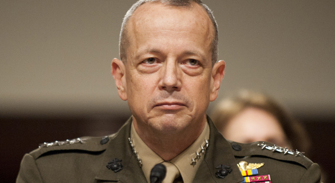 انخلا کے باوجود امریکہ کو افغانستان میں فوج کی بڑی تعداد رکھنا ہو گی، جان ایلن