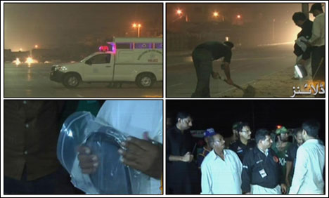 کراچی : سی ویو کو بم ڈسپوزل اسکواڈ نے کلیئر قرار دیدیا