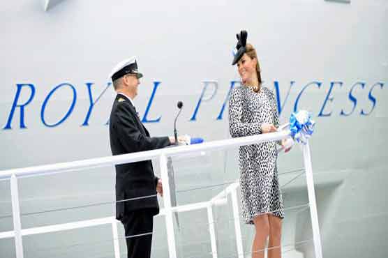 بحری جہاز کا نام رکھنے کی تقریب، کیٹ مڈلٹن کی شرکت