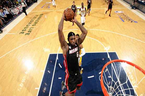 میامی ہیٹ نے انڈیانا پیسرز کو شکست دے دی