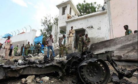 موغا دیشو: اقوام متحدہ کی امن بحالی فوج پر انتہا پسندوں کا حملہ