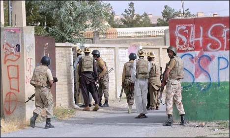 Peshawar Security High Alert