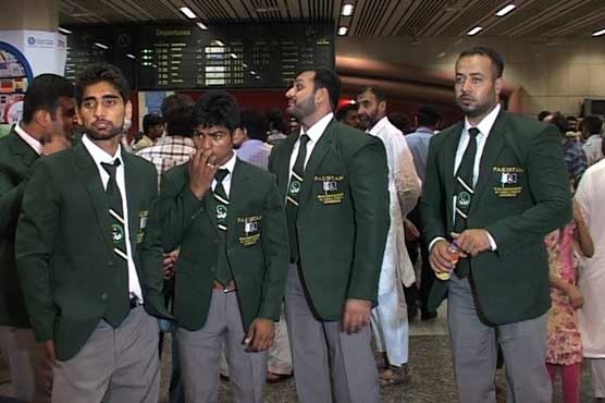 ایشیئن آرم ریسلنگ میں شرکت کے لئے پاکستانی ٹیم تاشقند روانہ