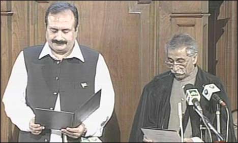 اسپیکر پنجاب اسمبلی رانا محمد اقبال نے عہدے کا حلف اٹھا لیا