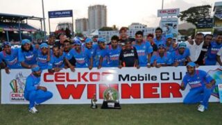 Cricket tournament win