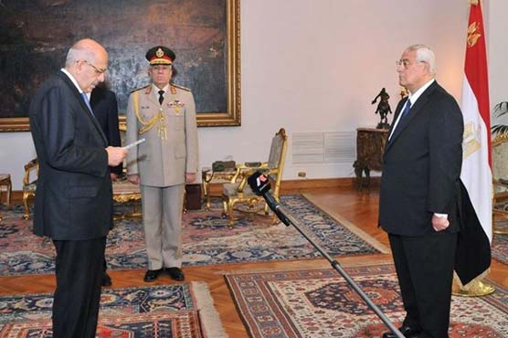 مصر : البرادی نے عبوری نائب صدر کے عہدے کا حلف اٹھا لیا
