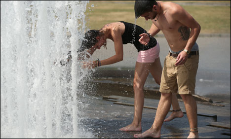جرمنی میں گرمی کی لہر، درجہ حرارت 38 ڈگری تک پہنچ گیا