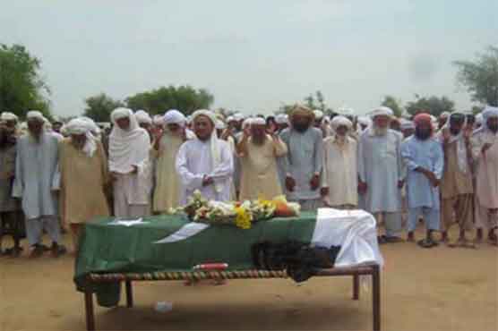 گوادر حملے میں شہید کوسٹ گارڈز سپرد خاک