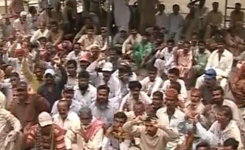 حیدرآباد : حیسکو اور واسا کے خلاف شدید احتجاج