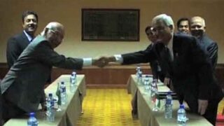 Indian Foreign Minister Sartaj Aziz