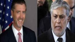 Ishaq Dar, Richard Olson