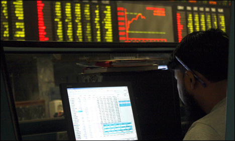 کراچی اسٹاک ایکسچینج میں تیزی کا رجحان