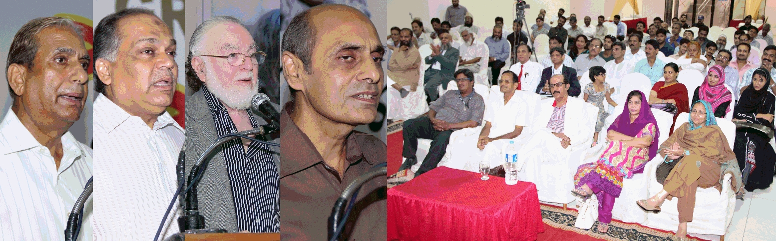 گریجویٹ فورم کے زیر اہتمام آرٹس کونسل کے منظر اکبر ہال میں گداگری سے پیدا ہونے والے مسائل اور ان کا تدارک کے عنوان سے ایک مذاکرہ منعقد ہوا