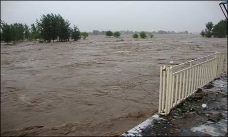 خیبرپختون خوا میں تمام دریاوں میں نچلے درجے کا سیلاب ریکارڈ