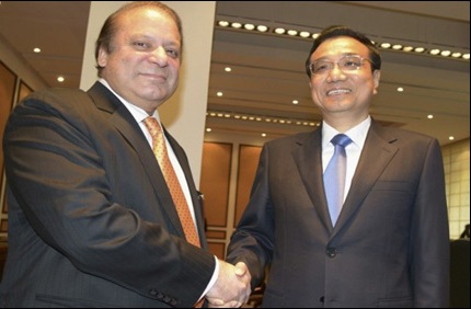 وزیراعظم نواز شریف کی چینی ہم منصب سے ملاقات