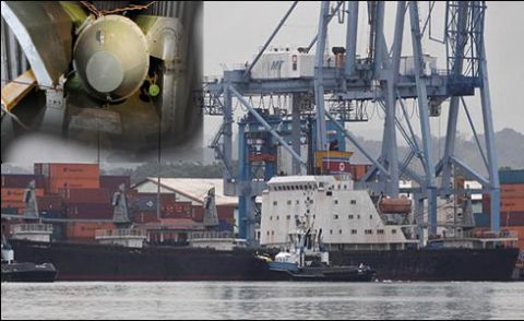 پنامہ حکام: شمالی کورین کارگو جہاز کو قبضے میں لے لیا