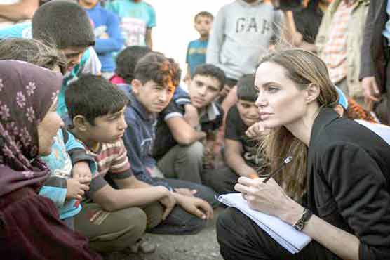 انجلینا جولی کی شامی مہاجرین اور بچوں کی امداد کی اپیل