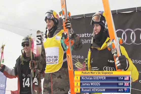 اسکی ینگ ورلڈ کپ، امریکی کھلاڑی نے سلوپ سٹائل ٹائٹل جیت لیا