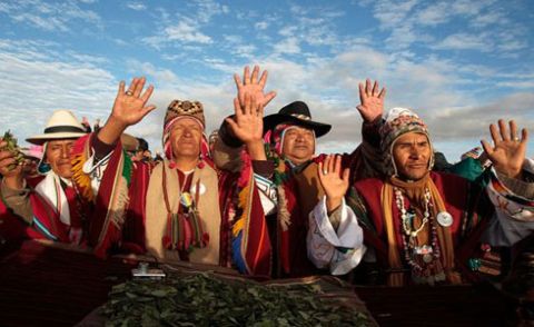 بولیویا میں یوم مادر ارض منایا گیا