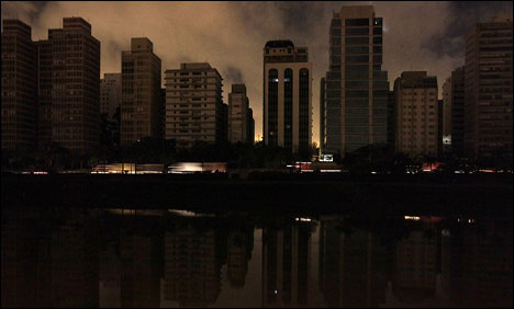 برازیل میں پاور بلیک آوٹ، آٹھ ریاستوں پر اندھیرا چھا گیا