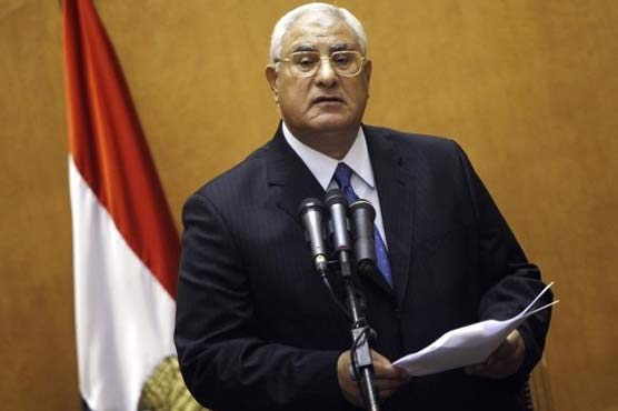 مصر : سیاسی بحران کے حل کی غیر ملکی کوششیں نا کام ہو گئی ہیں، عدلی منصور