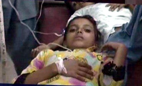 حافظ آباد : زہریلا حلوہ کھانے سے 13 بچے بے ہوش ہوگئے